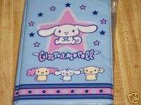 Cinnamoroll Cute color Notebook & printed Holder Sanrio  