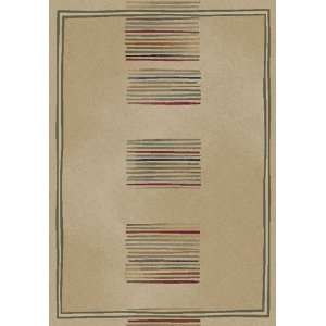   Rugs Jewel Collection Stripes Ivory Rectangle 311 x 57 Area Rug