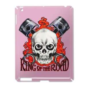 iPad 2 Case Pink of King of the Road Skull Flames and 