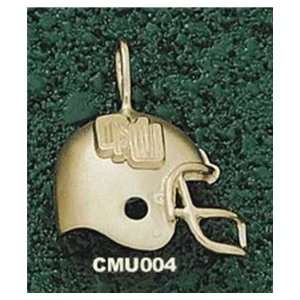  14Kt Gold Central Michigan Cmu Helmet