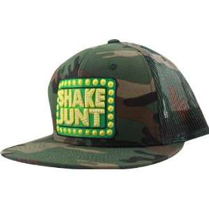  Shake Junt Box Logo Mesh Hat Adjustable Camo Skate Hats 