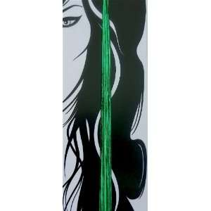 Bling Strands for Hair, Sizzling Green   36 Inches, 25 Strands Econo 