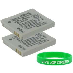 (2 Pack) Young Micro NB 4L 900mAh Li Ion Battery 