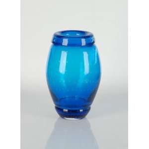  Gorgeous Cobalt Blue Vase 100% Handblown Art X247: Home 