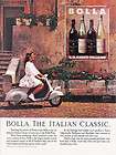 Bolla Italian Wine Cellar Gourmet Food Italy Rose ad  