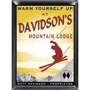  Personalized Mountain Lodge Ski Bar Sign Pub Sign: Home 