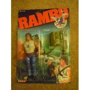  Coleco Fire Power Rambo Action Figure: Toys & Games
