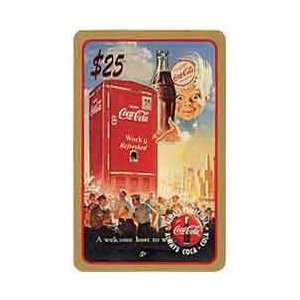 Collectible Phone Card: Coca Cola 95 $25. Sprite Boy With Coke Bottle 