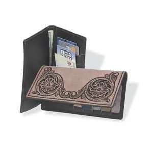  Tandy Leathercraft Roper Black Interior Wallet Kit New 