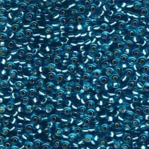  8 918 Silver Lined Aqua Miyuki Seed Beads Tube: Arts 