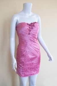 Sweetheart Strapless Mini Dress/Teal,Pink,White,Black  