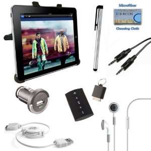  8 Pc. iPad 2 Car Accessory Kit   Includes Charger 