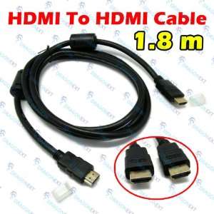    6 Ft Premium Hdmi To 24K Gold Cable For Hdtv Dvd Lcd: Electronics