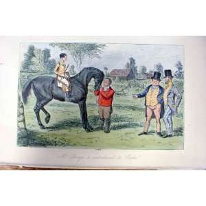   : New Horse Fox Hunting 1858 Leech H/C Antique Prints: Home & Kitchen
