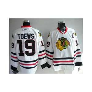  Jonathan Toews #19 NHL Chicago Blackhawks White Hockey 