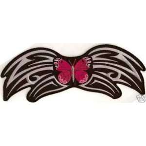   PATCH TRIBAL PINK BUTTERFLY Quality For Biker Vest: Everything Else