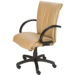  Compel Zen High Back Tan Top Grain Leather Chair Office 