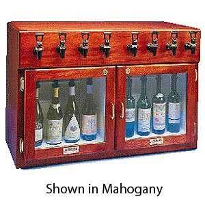   Sonoma 8 Bottle Wine Preservation System   Mahogany