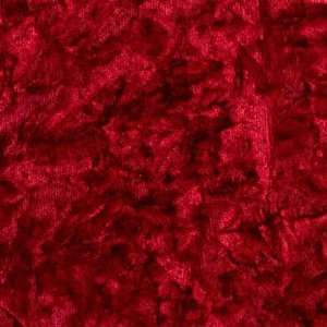  56 Wide Panne Velvet Dark Red Fabric By The Yard: Arts 