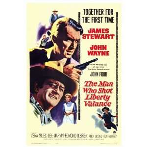  The Man Who Shot Liberty Valance (1962) 27 x 40 Movie 
