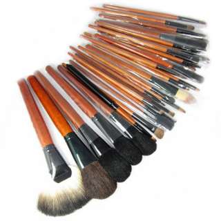 30PCS New Professional Makeup Cosmetic Brushes Sets with Leather Case 