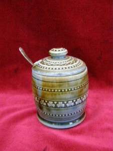 Vintage Irish Wade Preserve Jam Jar Pot Shamrock Ireland  