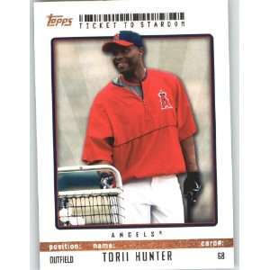 Torii Hunter   Angels / Topps Ticket to Stardom Baseball 