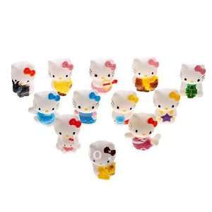  12pcs of hello kitty constellation figure rubber dolls for 