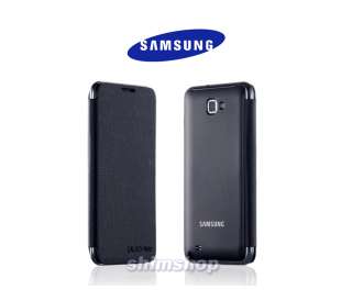   GENUINE SAMSUNG GALAXY Note LTE SGH I717 AT&T LEATHER FLIP CASE COVER