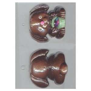  Hollow Flop Ear Bunny With Basket Candy Molds Kitchen 