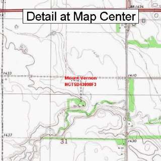  USGS Topographic Quadrangle Map   Mount Vernon, South 