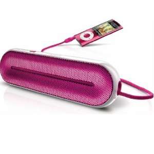  Stereo Sound on the Go   Pink Philips Portable Speaker 