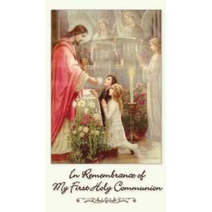    First Communion Prayer Card for Boy or Girl 