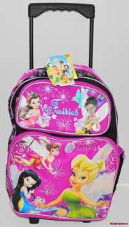 Tinkerbell Fairies Rolling Backpack Rucksack Sac a Dos Roulette 