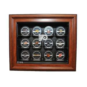  Philadelphia Flyers 12 Hockey Puck Display Case, Cabinet 