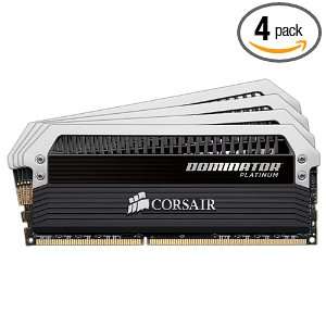 Corsair DOMINATOR Platinum Series 16GB (4 x 4GB) DDR3 DRAM 2400MHz PC3 