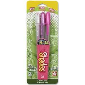   Roll Shades Pens 3/Pkg Pink SH5 0515; 3 Items/Order