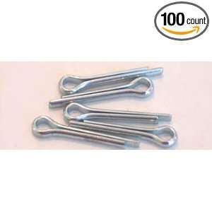  3/8 X 2 Cotter Pins / Extended Prong / Steel / Zinc / 100 