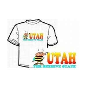  Utah The Beehive State White T shirts Toys & Games