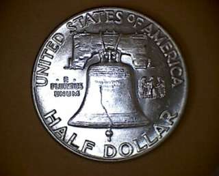 1949 P Franklin Half Dollar Brilliant Uncirculated Coin Very Nice Rare 