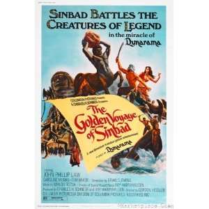  Golden Voyage Of Sinbad Movie Mini Poster 11x17in Master 