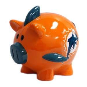 Miami Dolphins Large Thematic Piggy Bank  Sports 