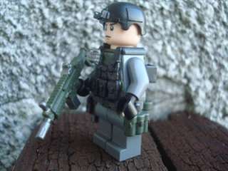 LEGO GI JOE MINIFIG CUSTOM CORPORAL SNAKE SCAR  