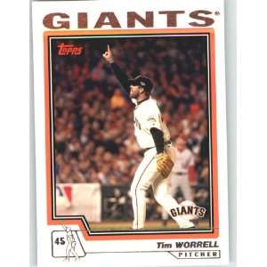  2004 Topps #38 Tim Worrell   San Francisco Giants 