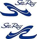 Sea Ray decals pair searay sticker decal
