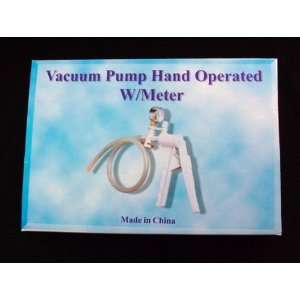  Hand Operated Vacuum Pump w/ Pressure Gauge Everything 