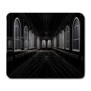  3 D Gothic Fantasy Cathedral Punk Goth Large Mousepad 