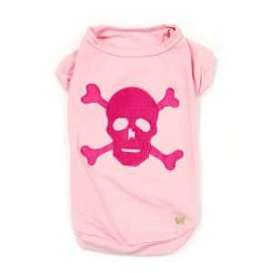  Pink Kwigy bo Cave Canis Skull Dog T shirt Xx Small: Pet 