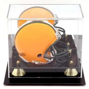   : Mini Helmet Golden Classic Acrylic Display Case: Sports & Outdoors
