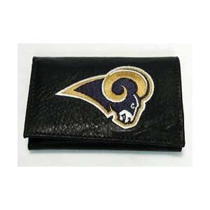  St Louis Rams Black Tri Fold Wallet *: Sports & Outdoors
